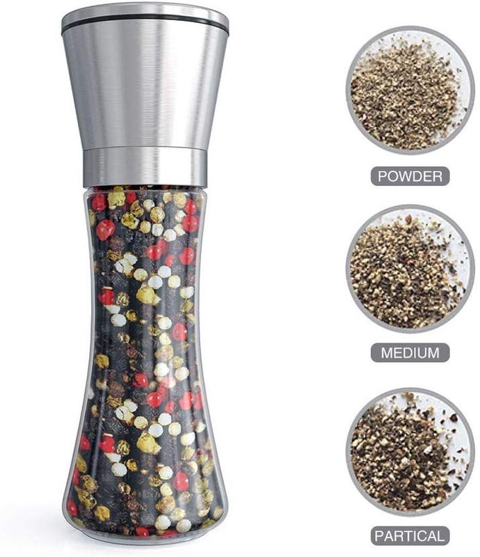 Fsdifly Electric Salt and Pepper Grinder - Battery Operated