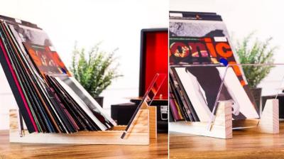 Keep Your Favorite Vinyl in Order With KAIU’s Stylish Display Rack
